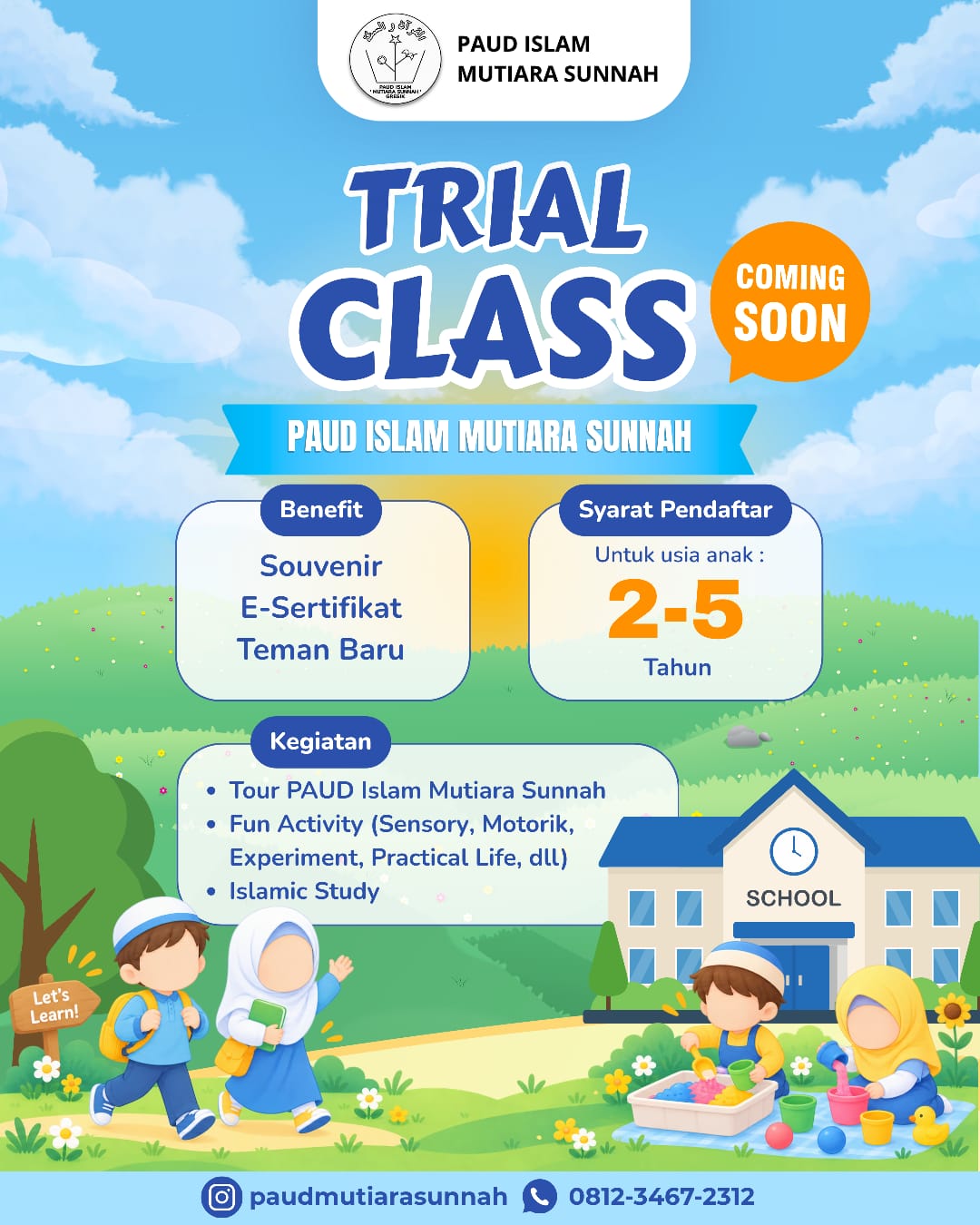 Pendaftaran Trial Class PG ABR Dibuka